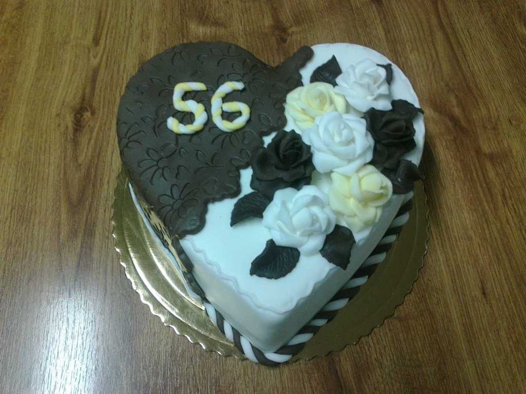 Srdce na 56 narodeniny